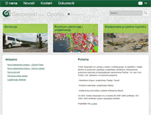 Tablet Screenshot of geoprojekt.com